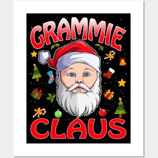 Grammie Santa Claus Christmas Matching Costume Posters and Art